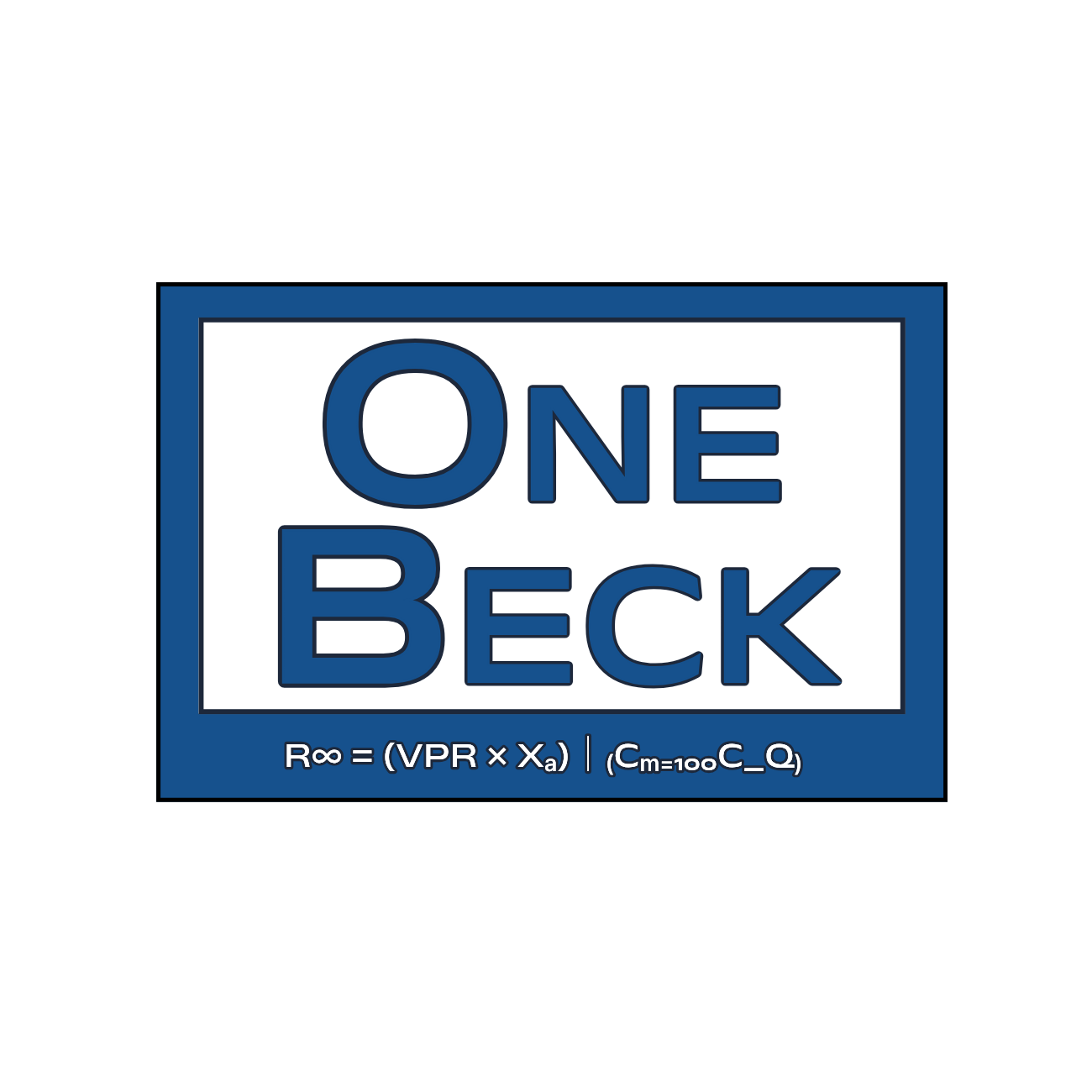 OneBeck original logo with unified equation